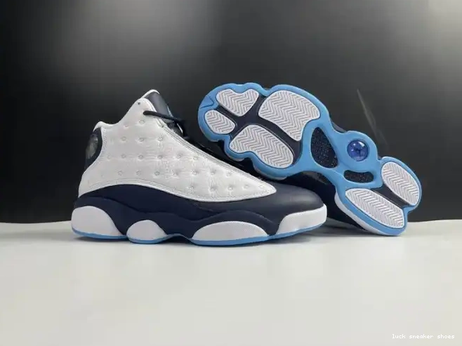 Rep LUCY 13 Powder Dark Blue Air Jordan 414571-144 0506